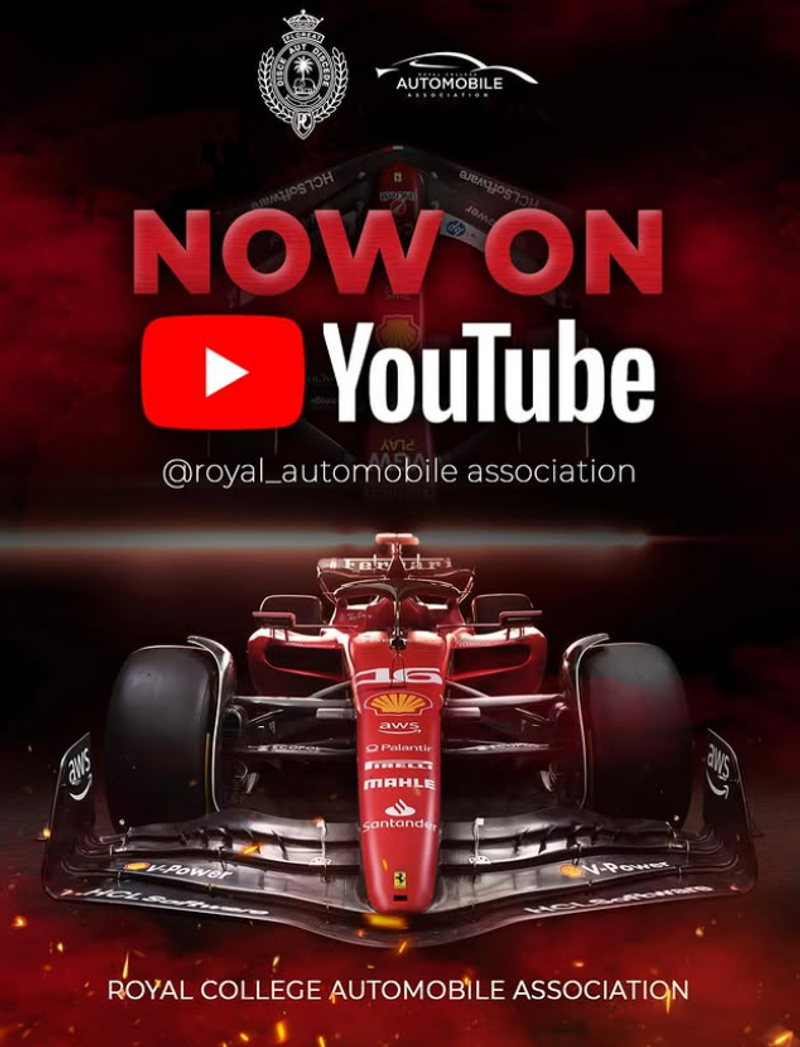 The Royal College Automobile Association is now on YouTube.