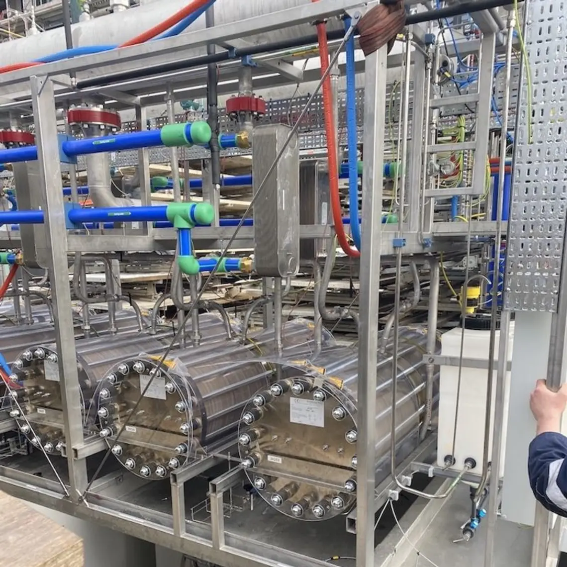 Grüner Wasserstoff erzeugt im Quartier.