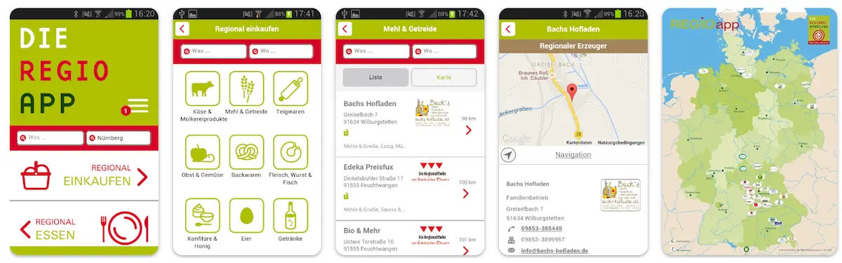 RegioApp: App für regionale Einkäufe.