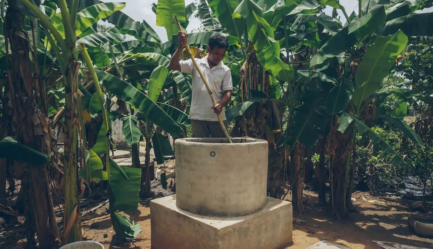 Kambodscha Biogasanlage