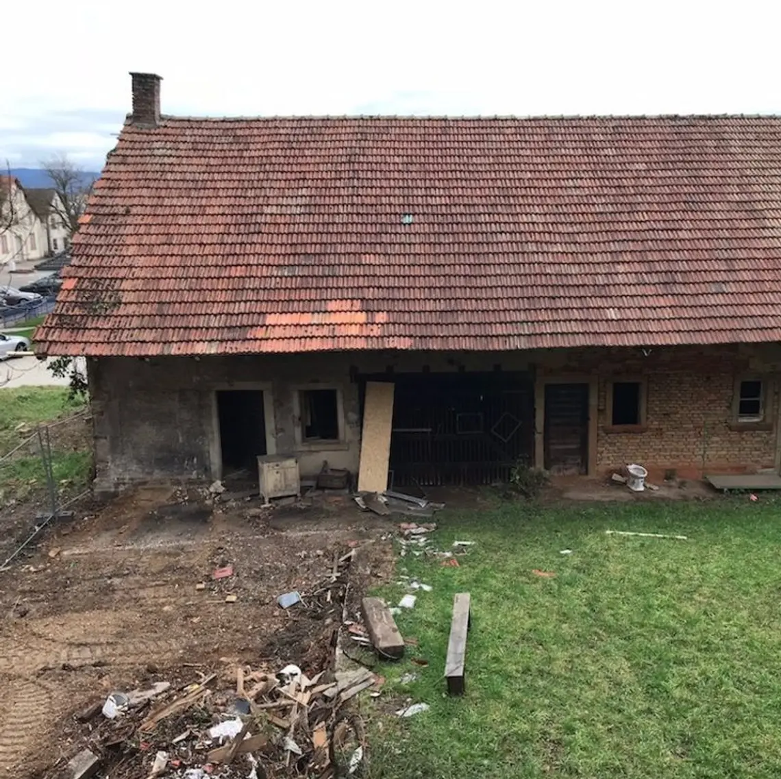 Altes Haus wird saniert