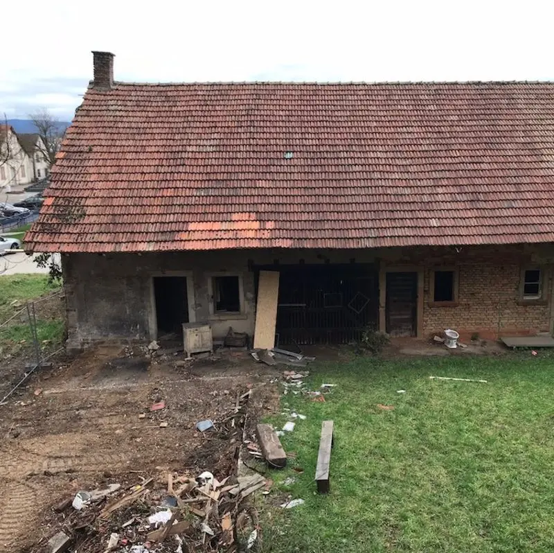 Altes Haus wird saniert