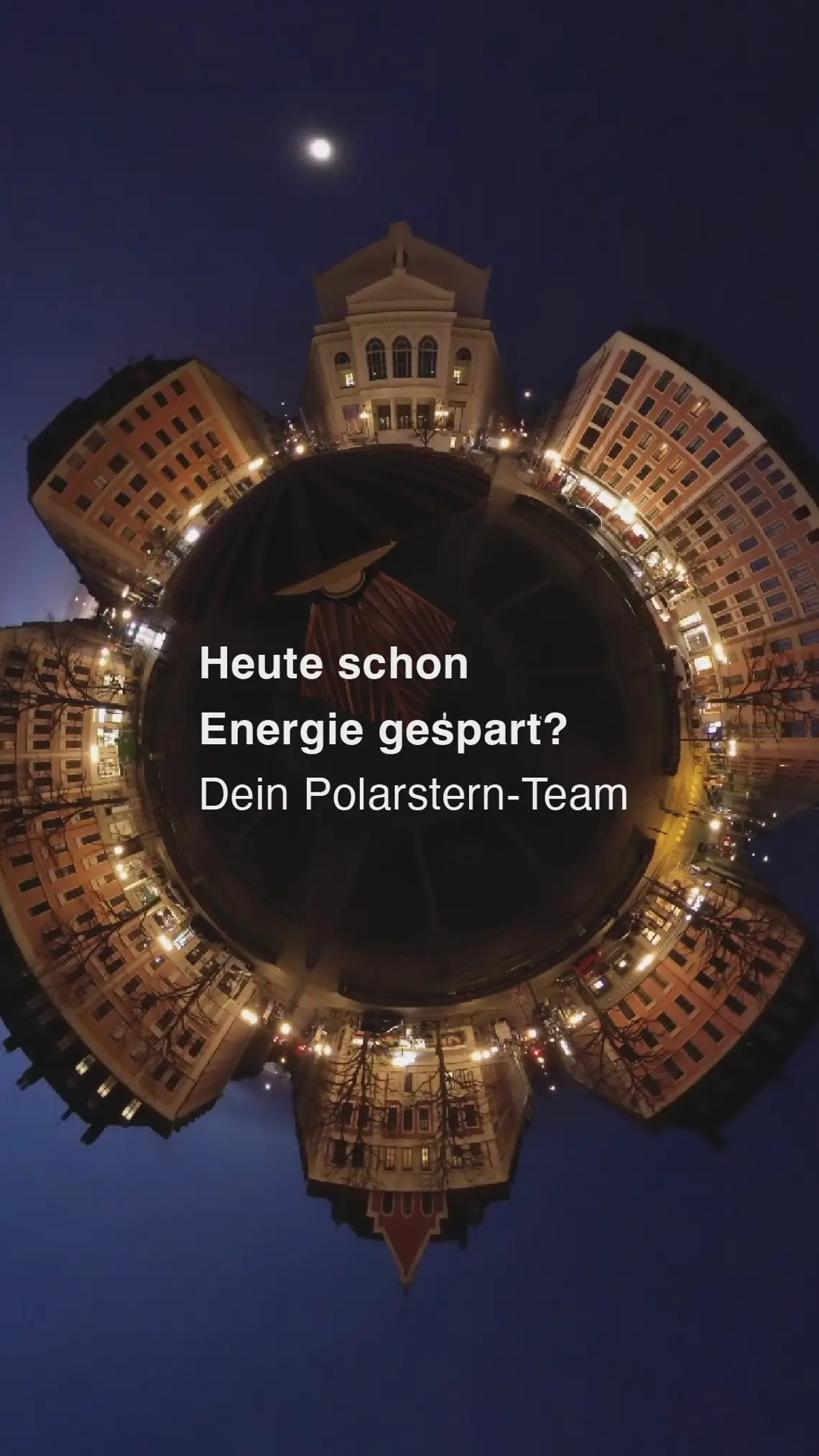 Polarstern Wallpaper zum Energiesparen
