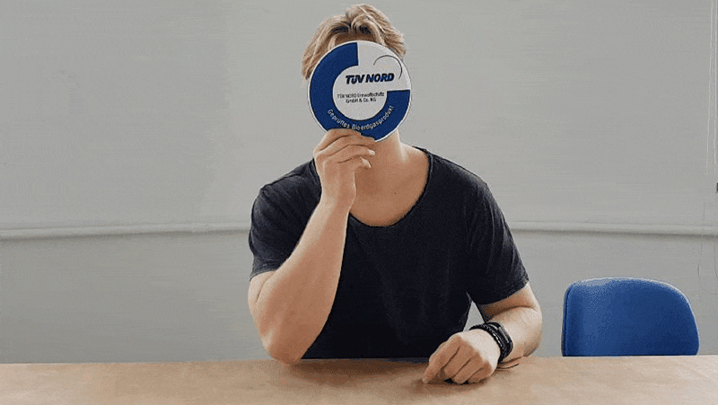 Ökogassiegel Naturemade Star und TÜV Nord