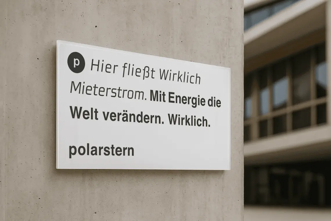 Plakette Mieterstrom