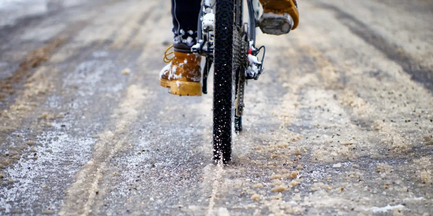 Fahrradfahren Winter