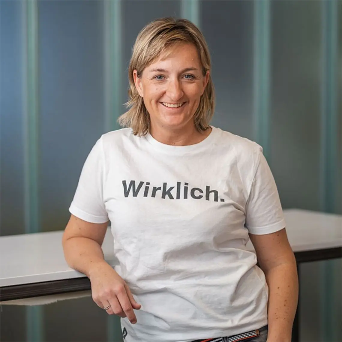 Portrait von Sandra.