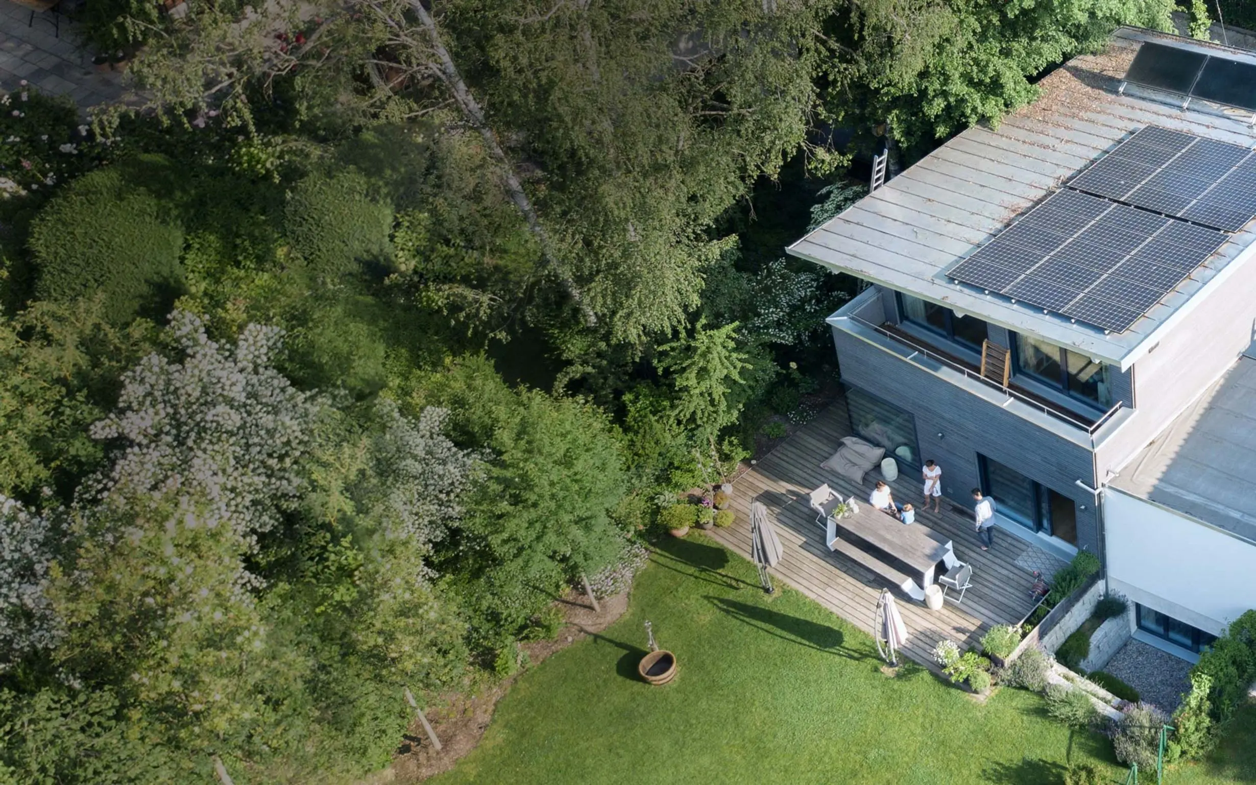 PV-Anlage auf einem Dach