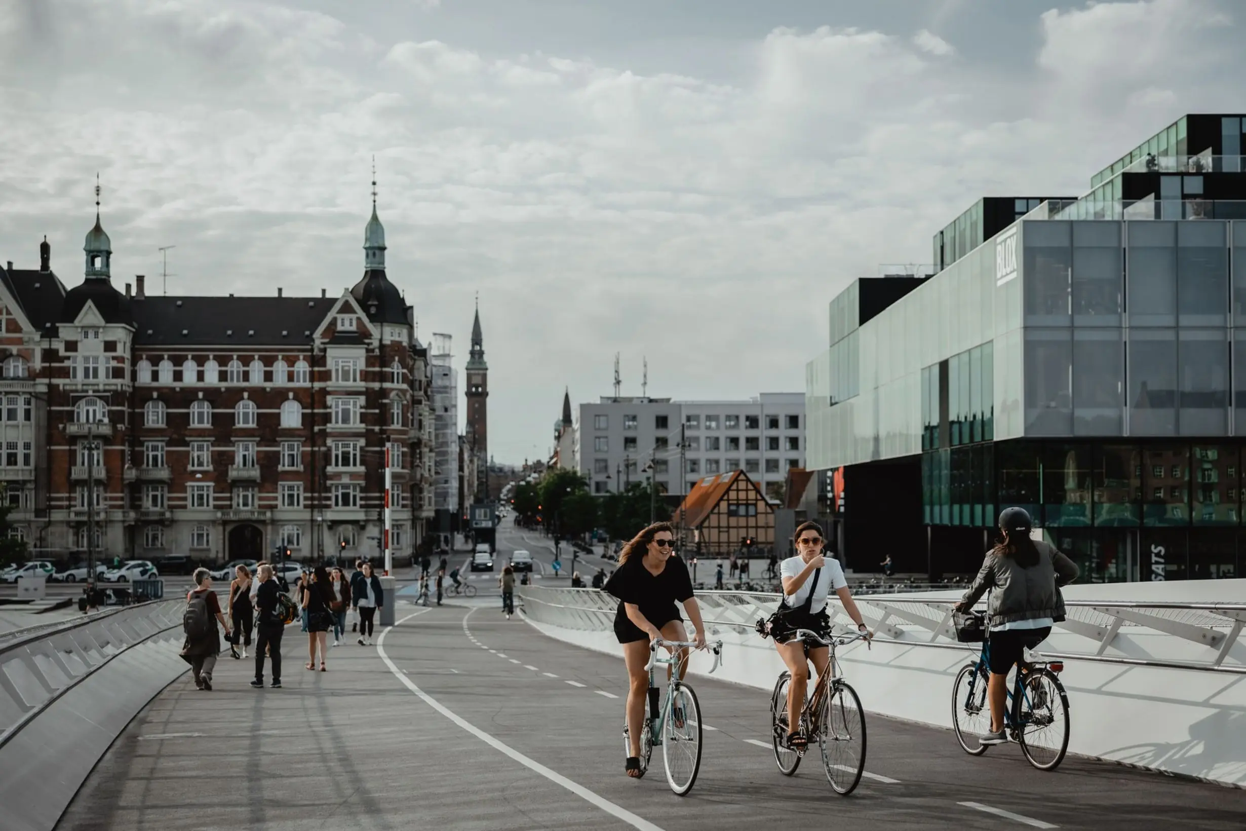 Fahrradfahrer:innen in Kopenhagen