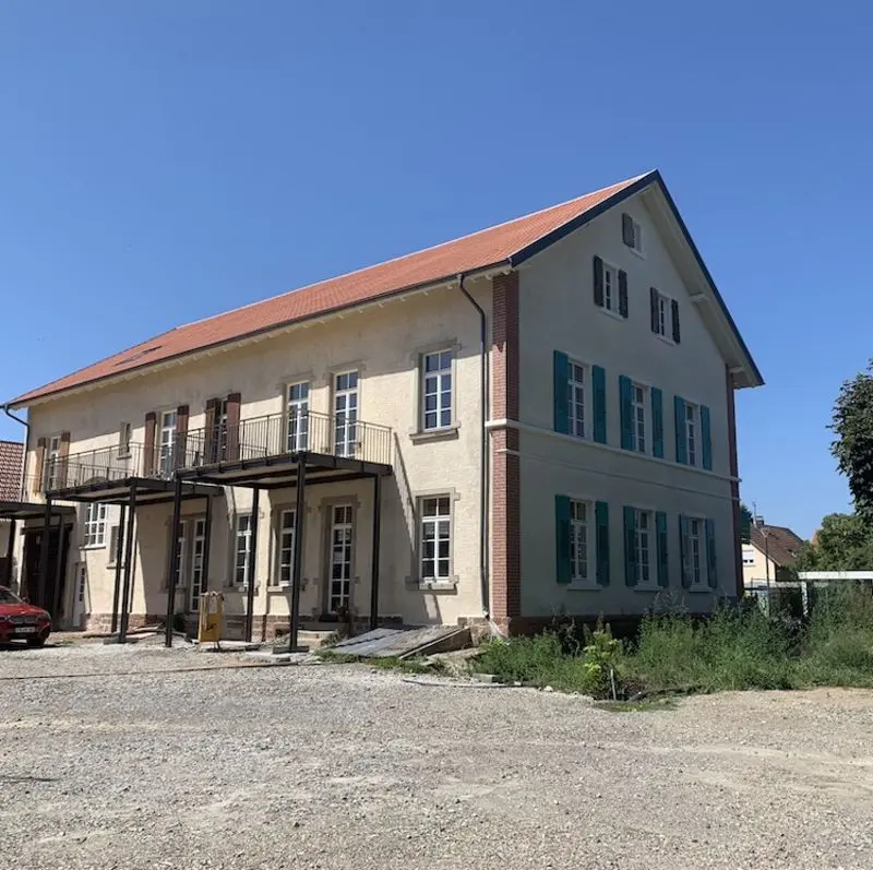 Saniertes Haus unter Denkmalschutz