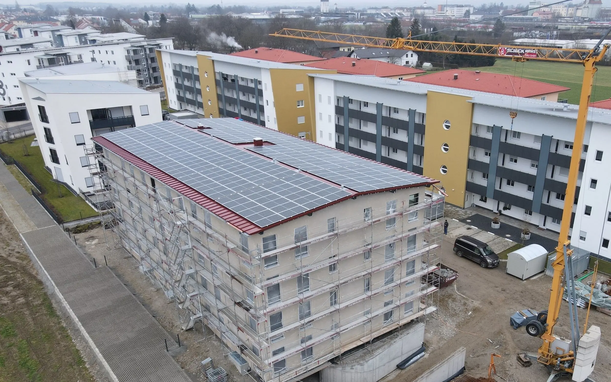 Studentenwohnheim mit Mieterstrom