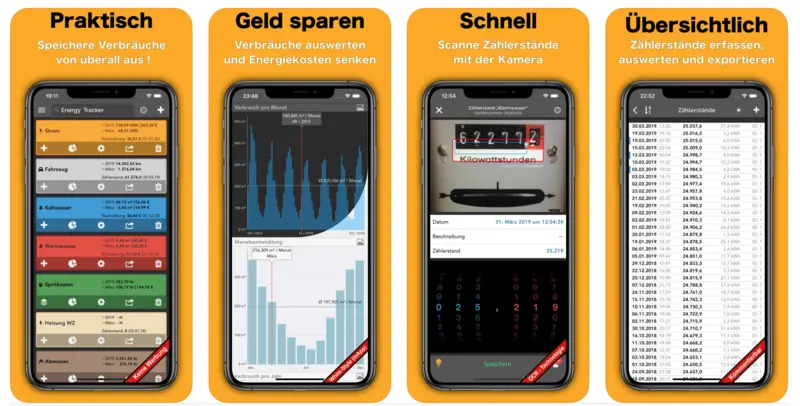 Energiespar-App Energy-Tracker