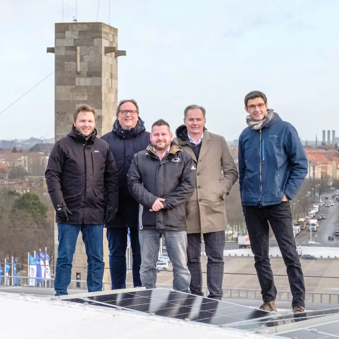 Projektpartner der PV-Installation auf dem Olympiastadion Berlin