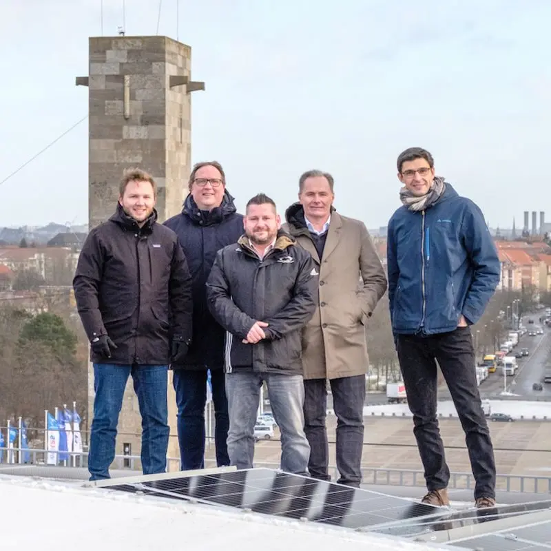 Projektpartner der PV-Installation auf dem Olympiastadion Berlin