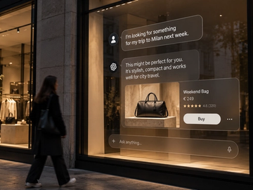 The store window is now an AI chat