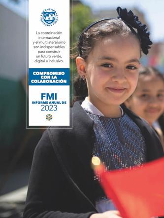 Cover of the Spanish version of the IMF Annual Report 2023