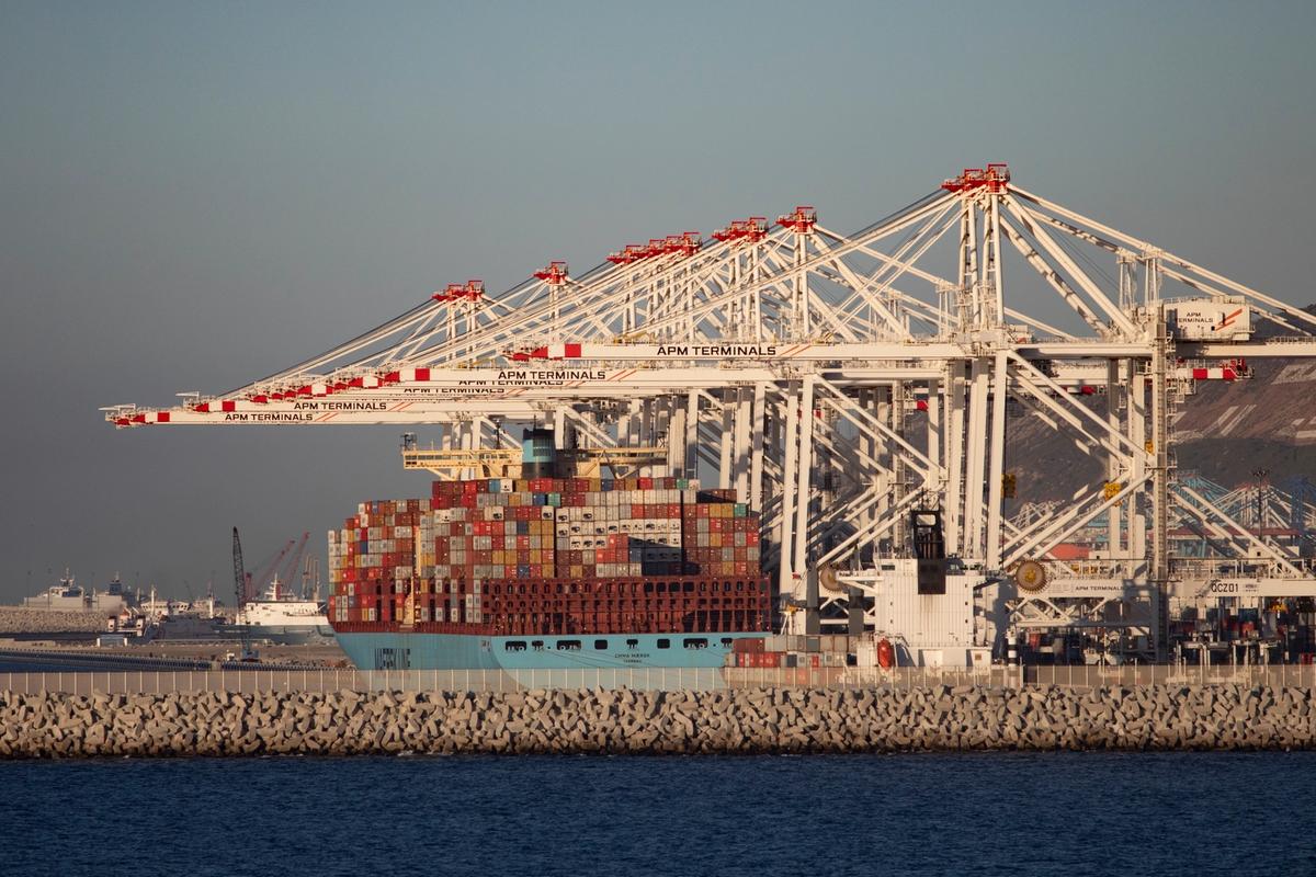 Tanger Med Port in northern Morocco