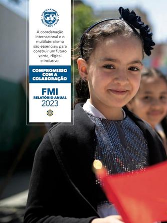 Cover of the Portuguese version of the IMF Annual Report 2023