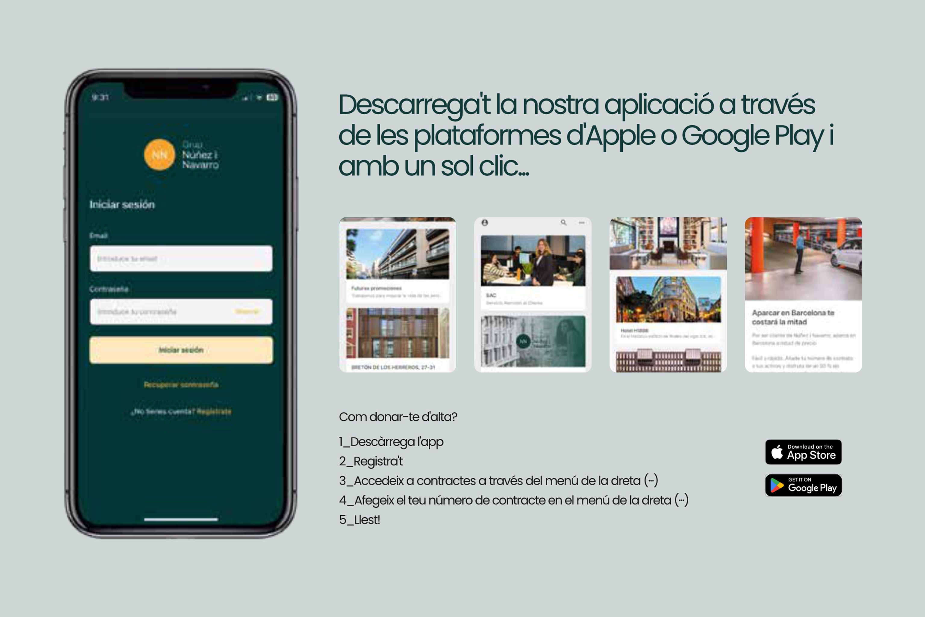 Descobreix la nova porta d'accés als serveis de Grup Núñez i Navarro