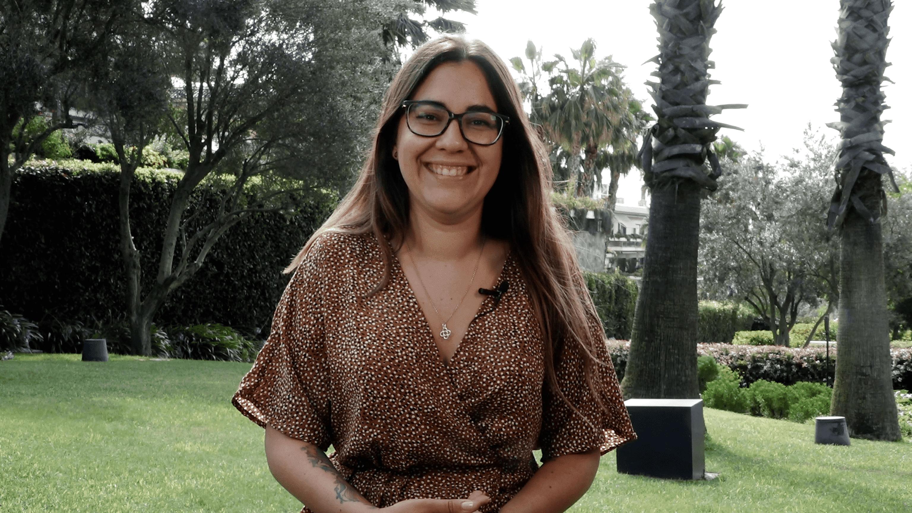 Mar Marín, responsable técnica de los equipos de jardinería en TEB Verd.