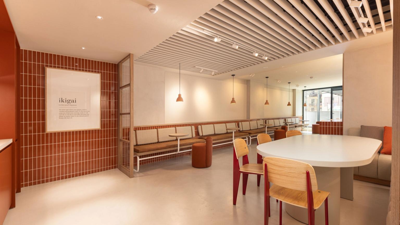 Sustainable offices at Aragó 182 - Cantina