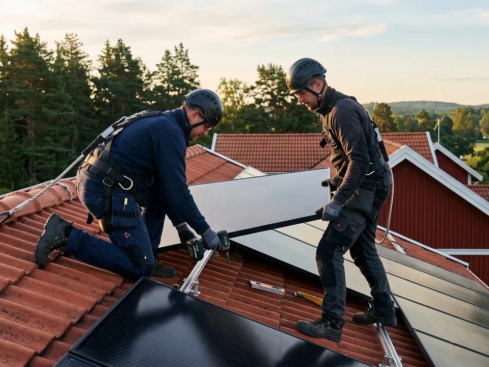 Service och underhåll av solcellsanläggningar
