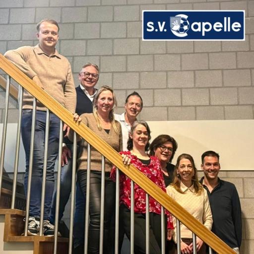 Het nieuwe bestuur van S.V. Capelle