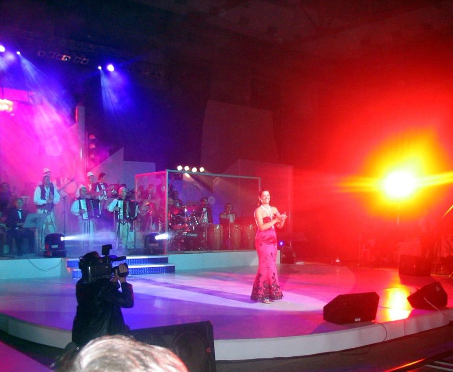 On stage · 12