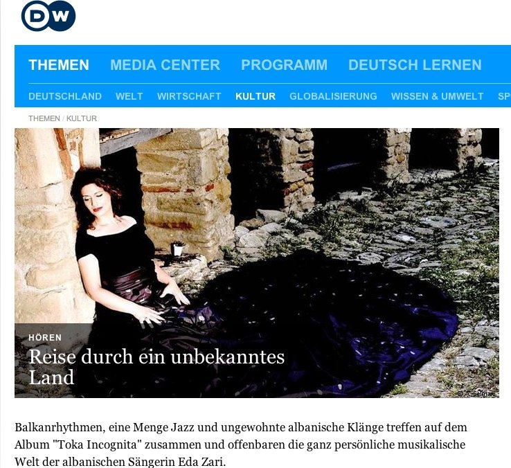Revealing the Personal and Unique World of Singer Eda Zari — Deutsche Welle / Suzanne Cords