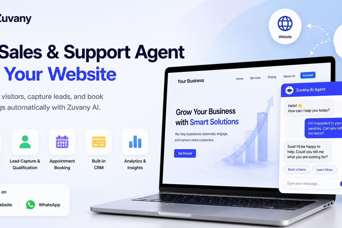 Best AI Chatbot for Website in 2026? Here’s Why Businesses Are Choosing Zuvany