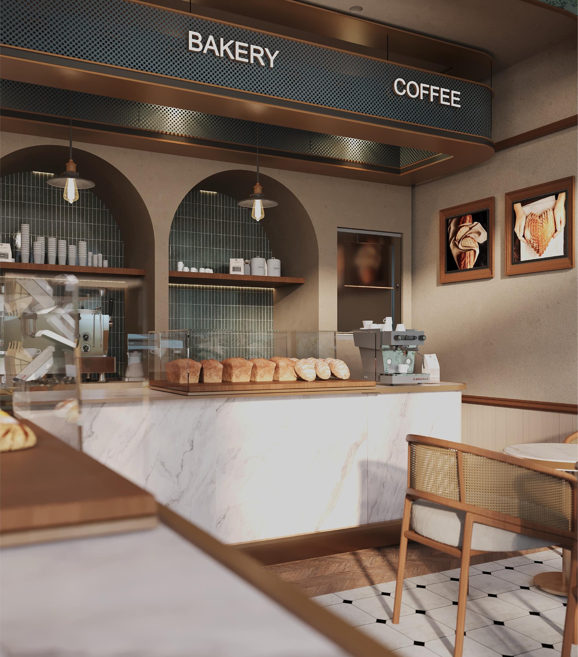 Bakery and coffee arches