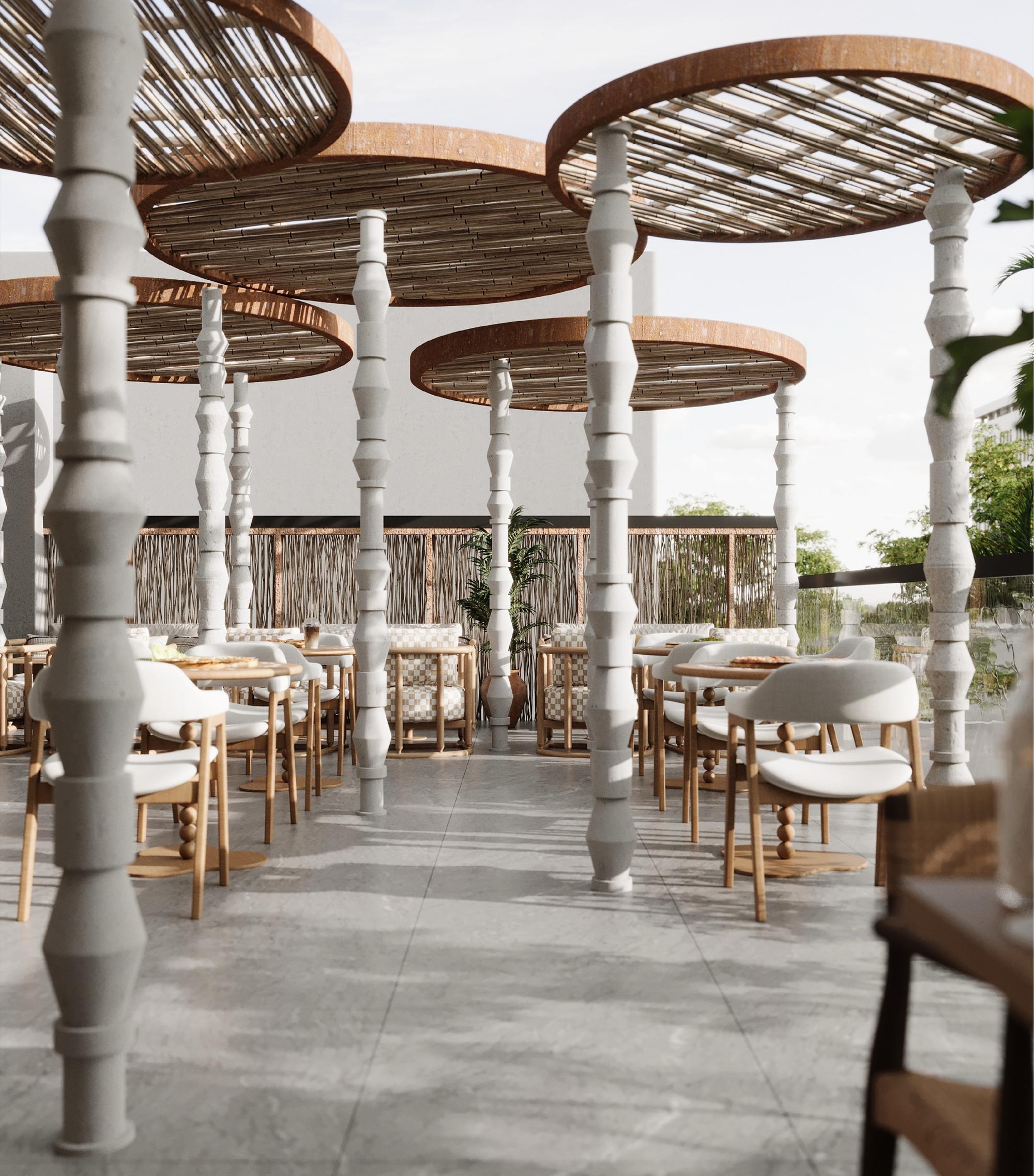 Pergola columns