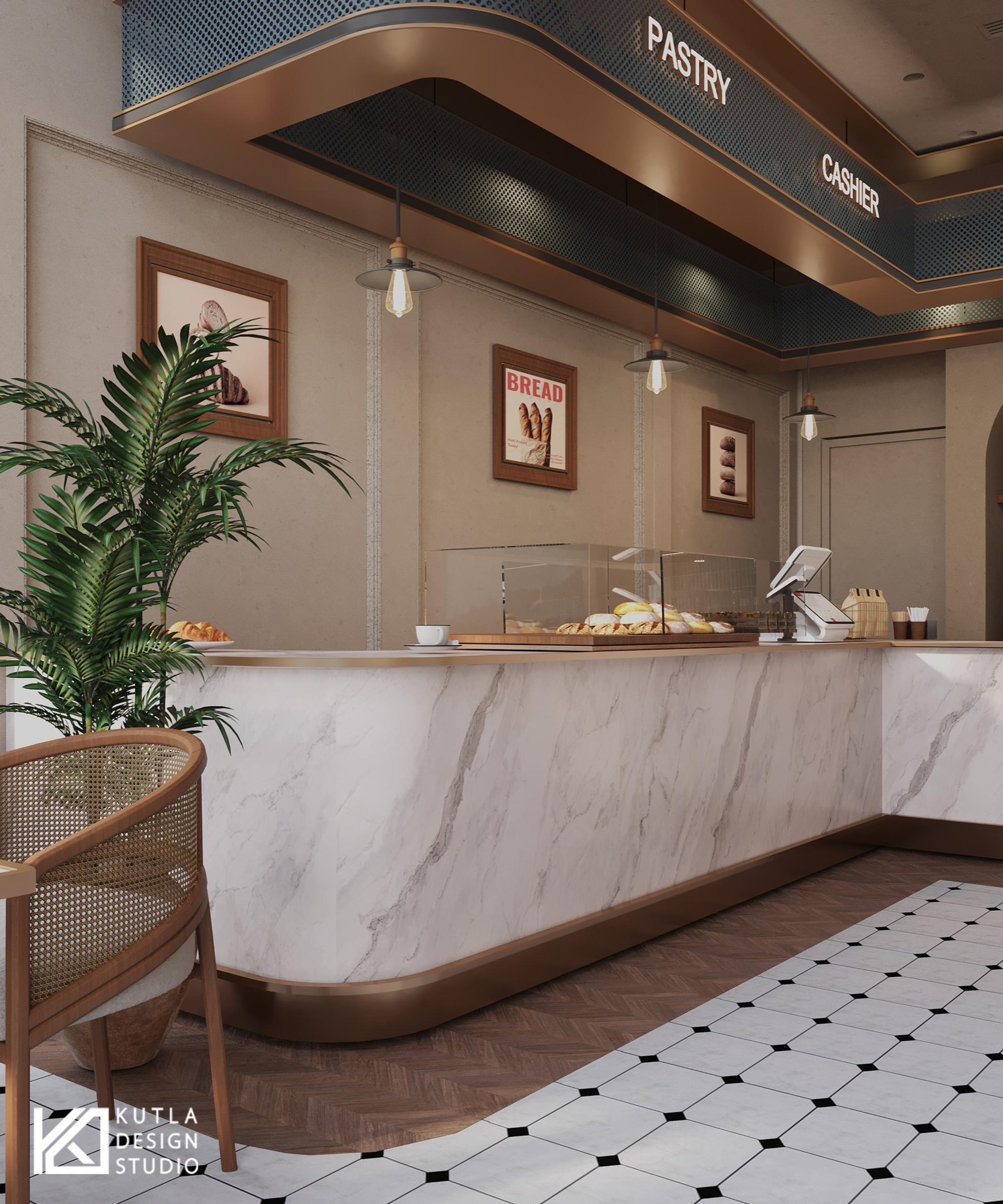 Pastry counter