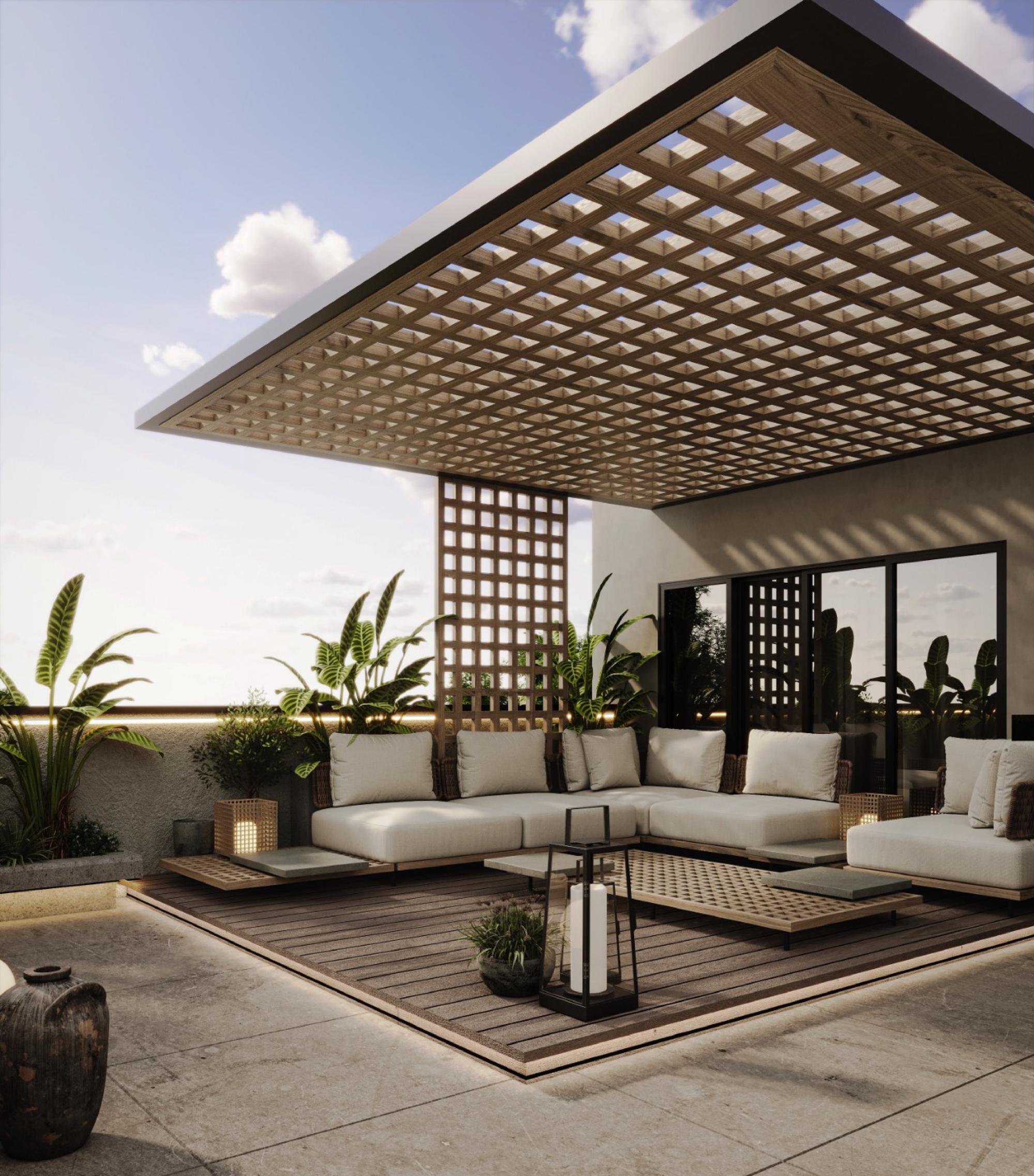Lounge planting