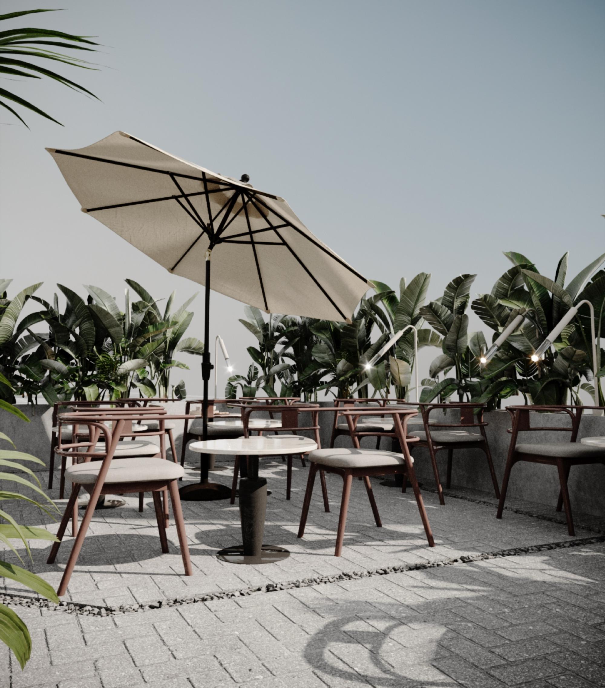 Terrace umbrella
