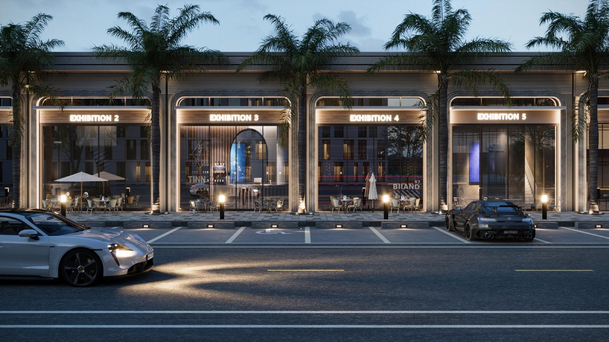 Boulevard Commercial Facade