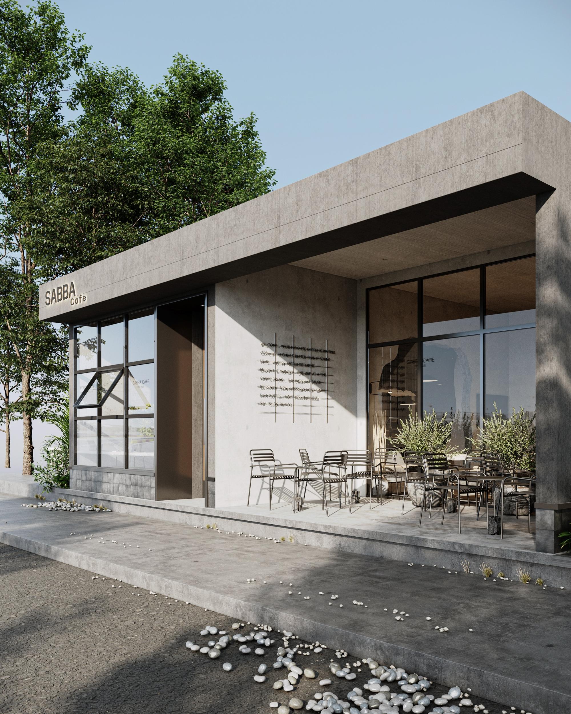 Corner facade