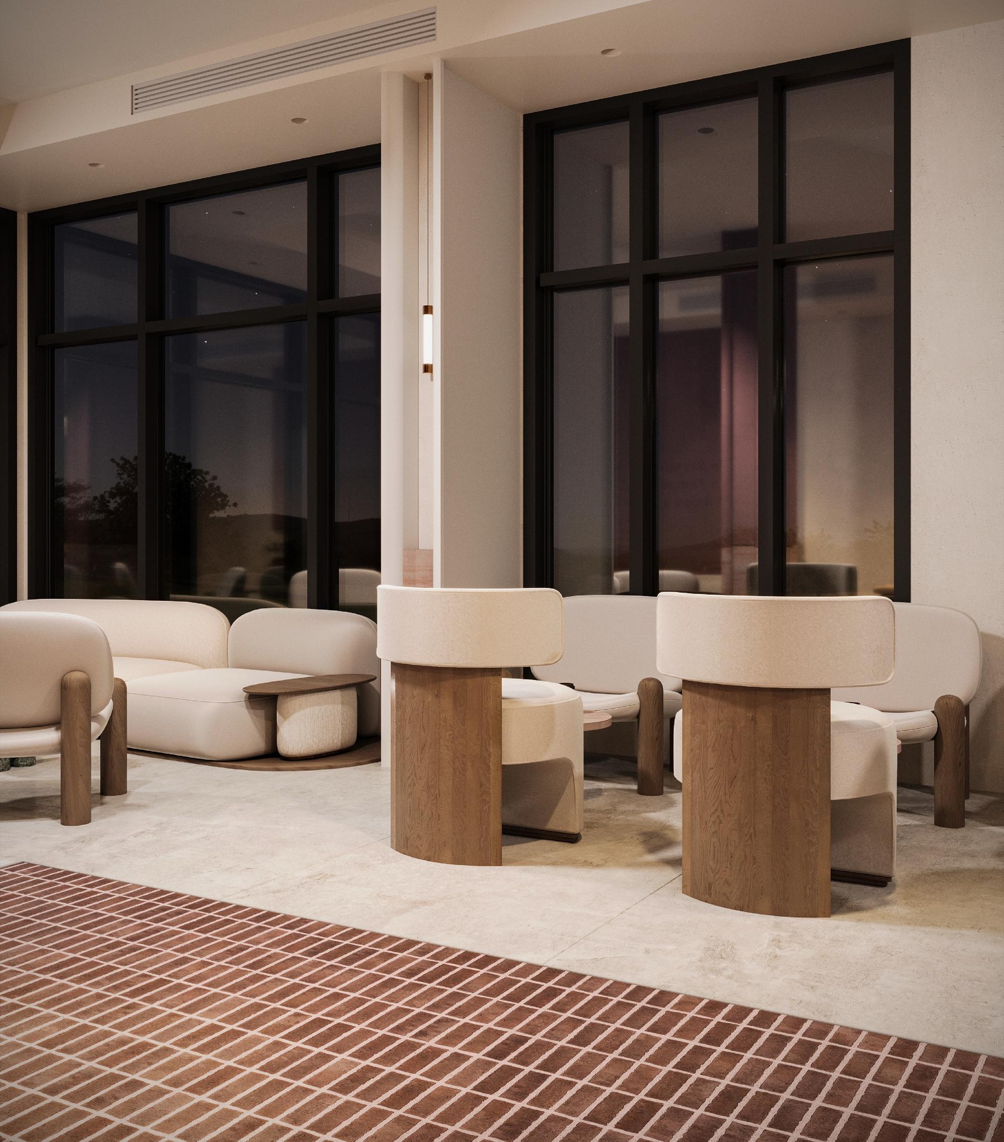 Lounge at night