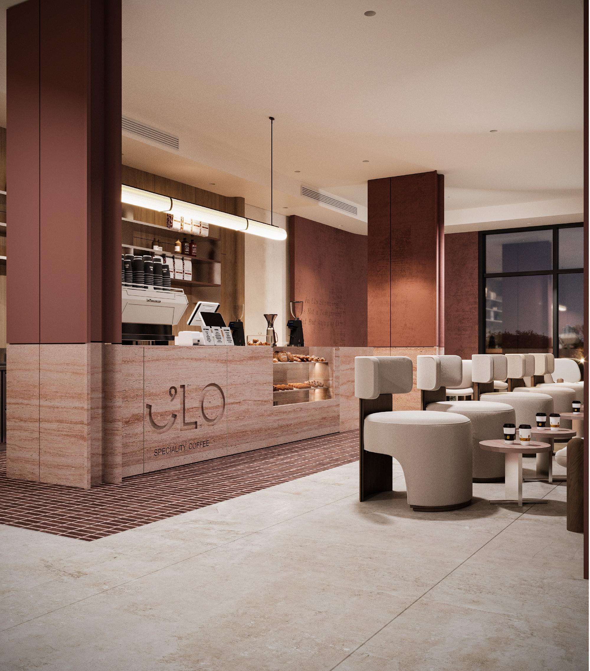 Counter wide at night