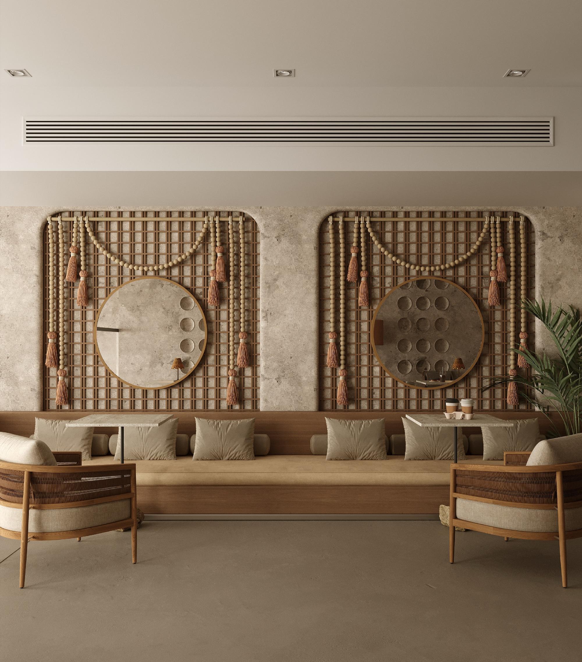 Rattan panels