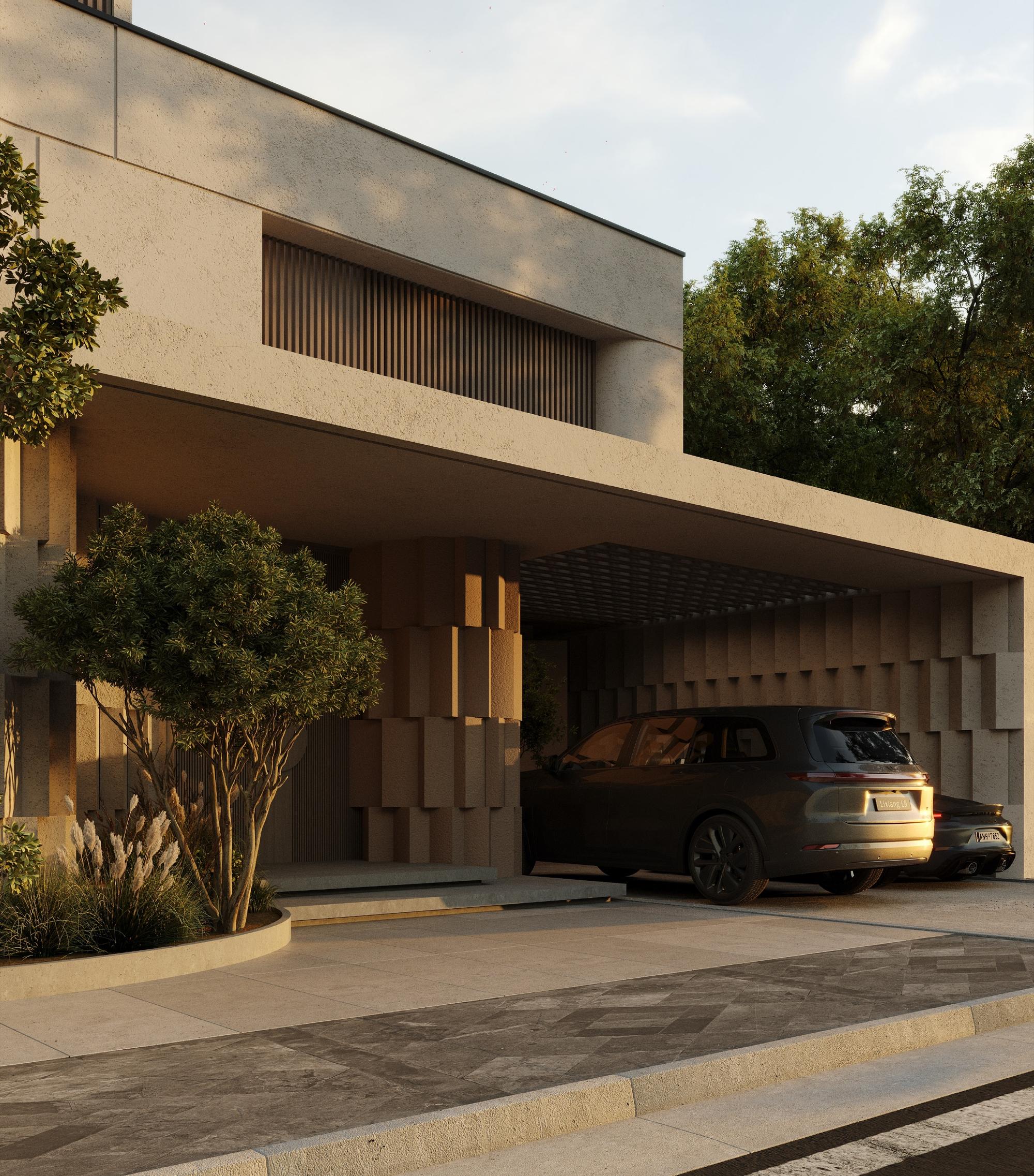 Carport by day
