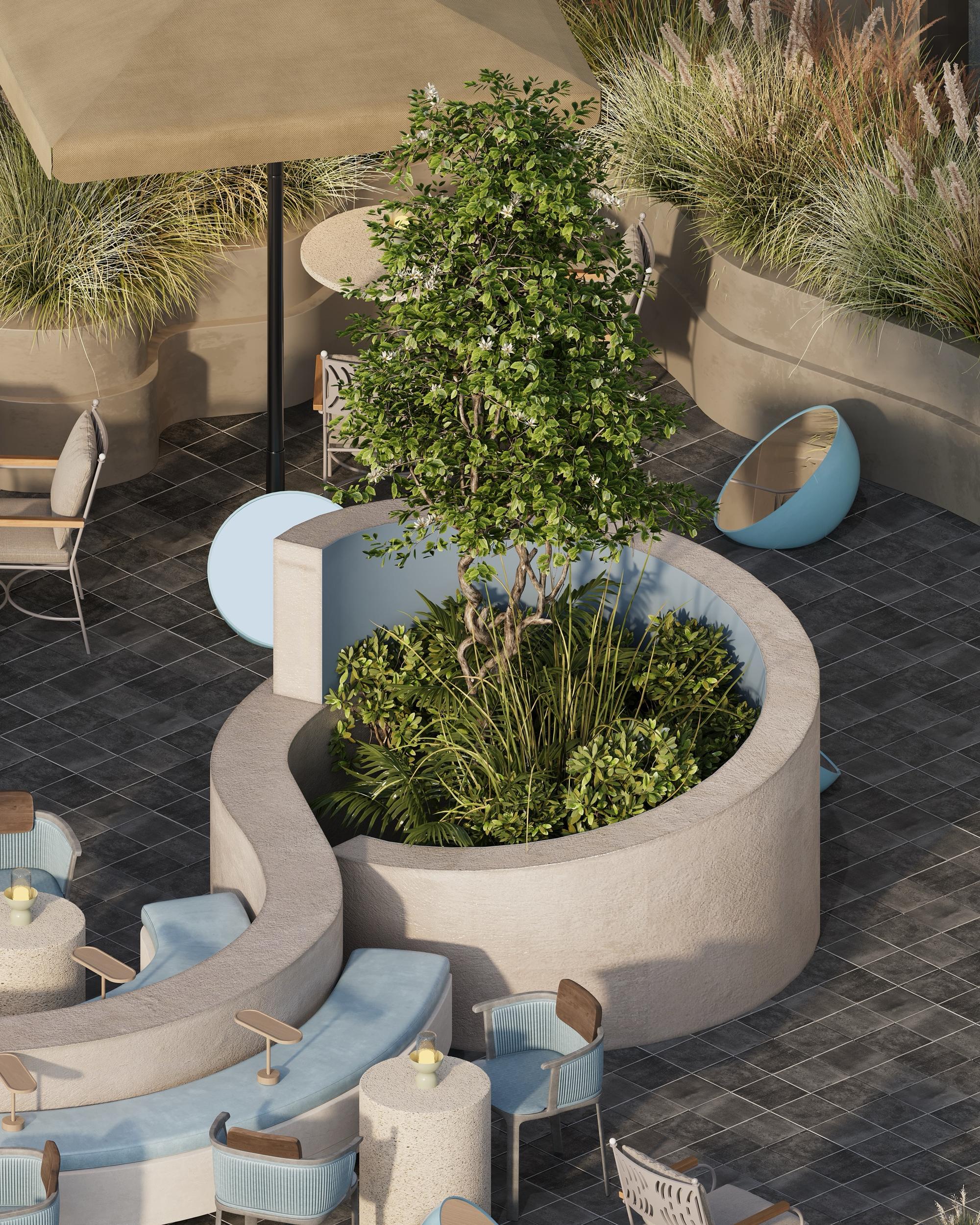 Planter island