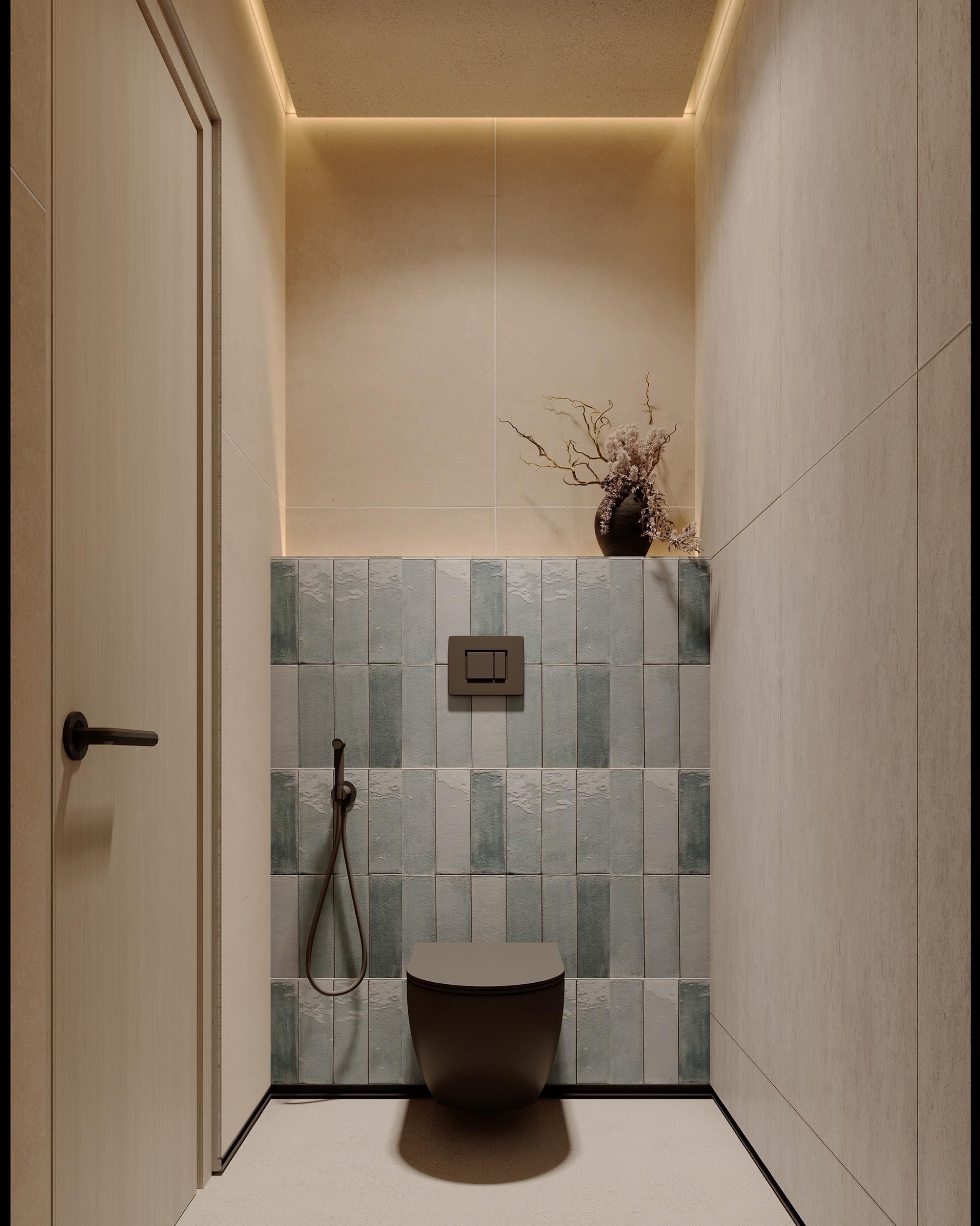 Washroom tile