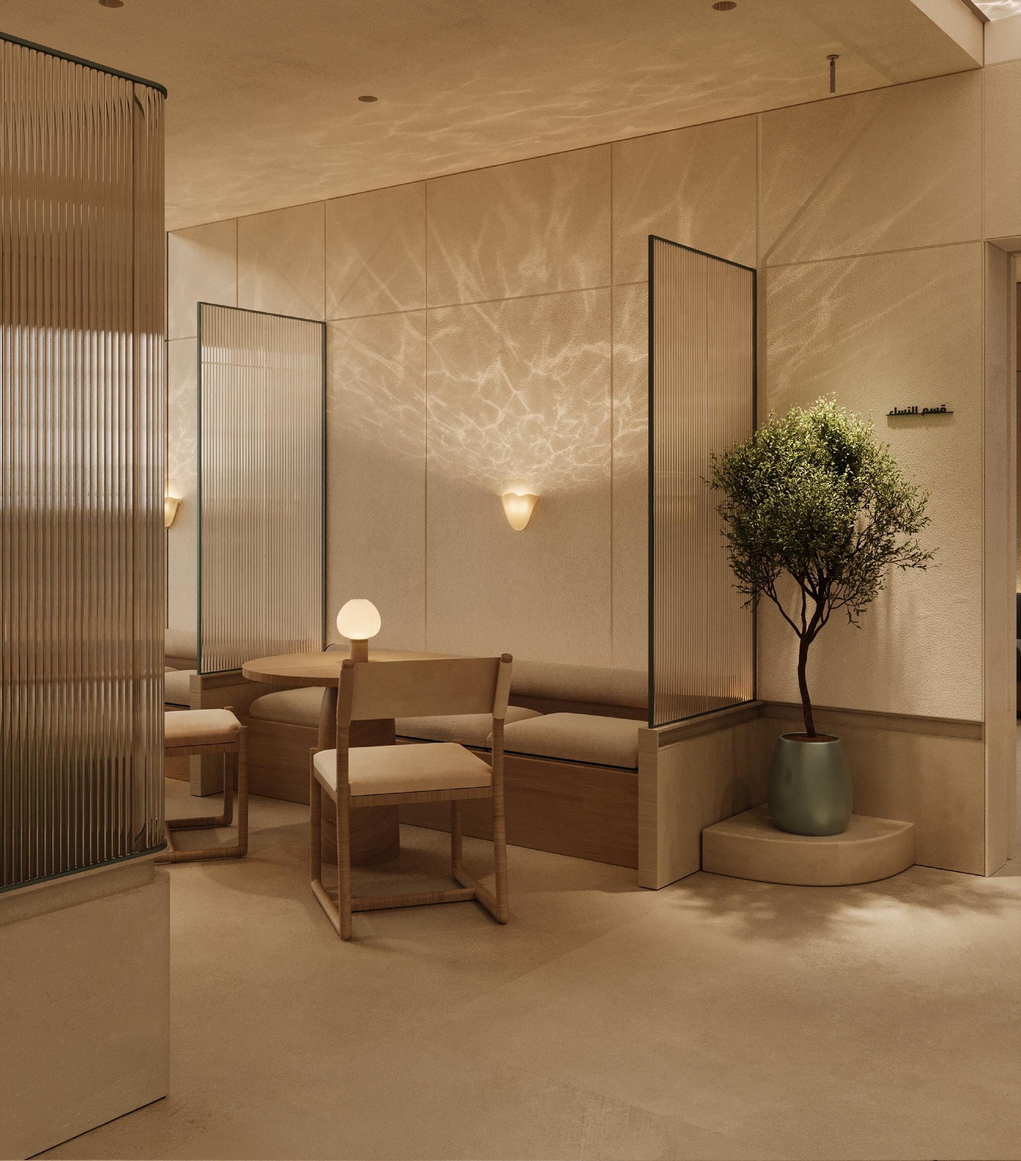 Olive tree seating