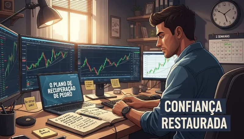 Pedro conseguiu recuperar a confiança usando um plano de recuperação simples