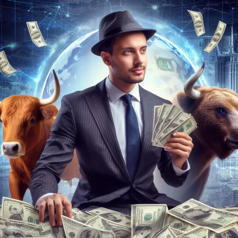 trader após realizar algum lucro em daytrade e urso indeciso