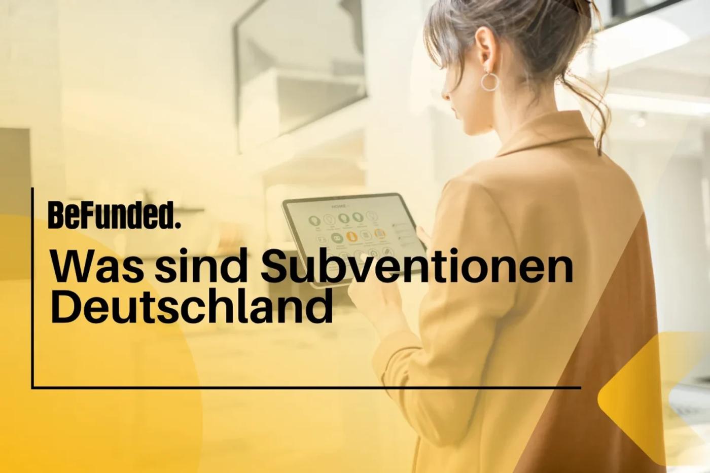 Was sind Subventionen in Deutschland? Guide 2026