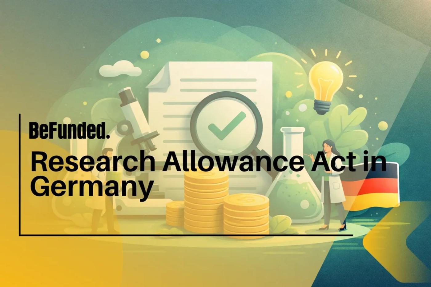 Research Allowance Act Germany for SMEs