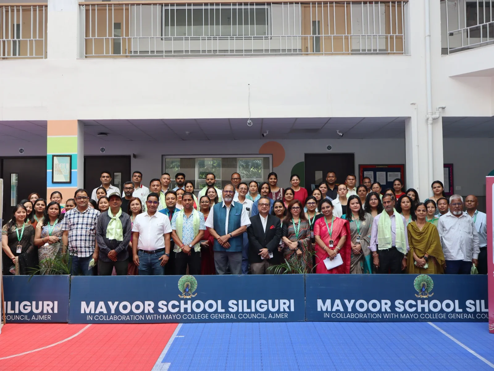 School sports gathering