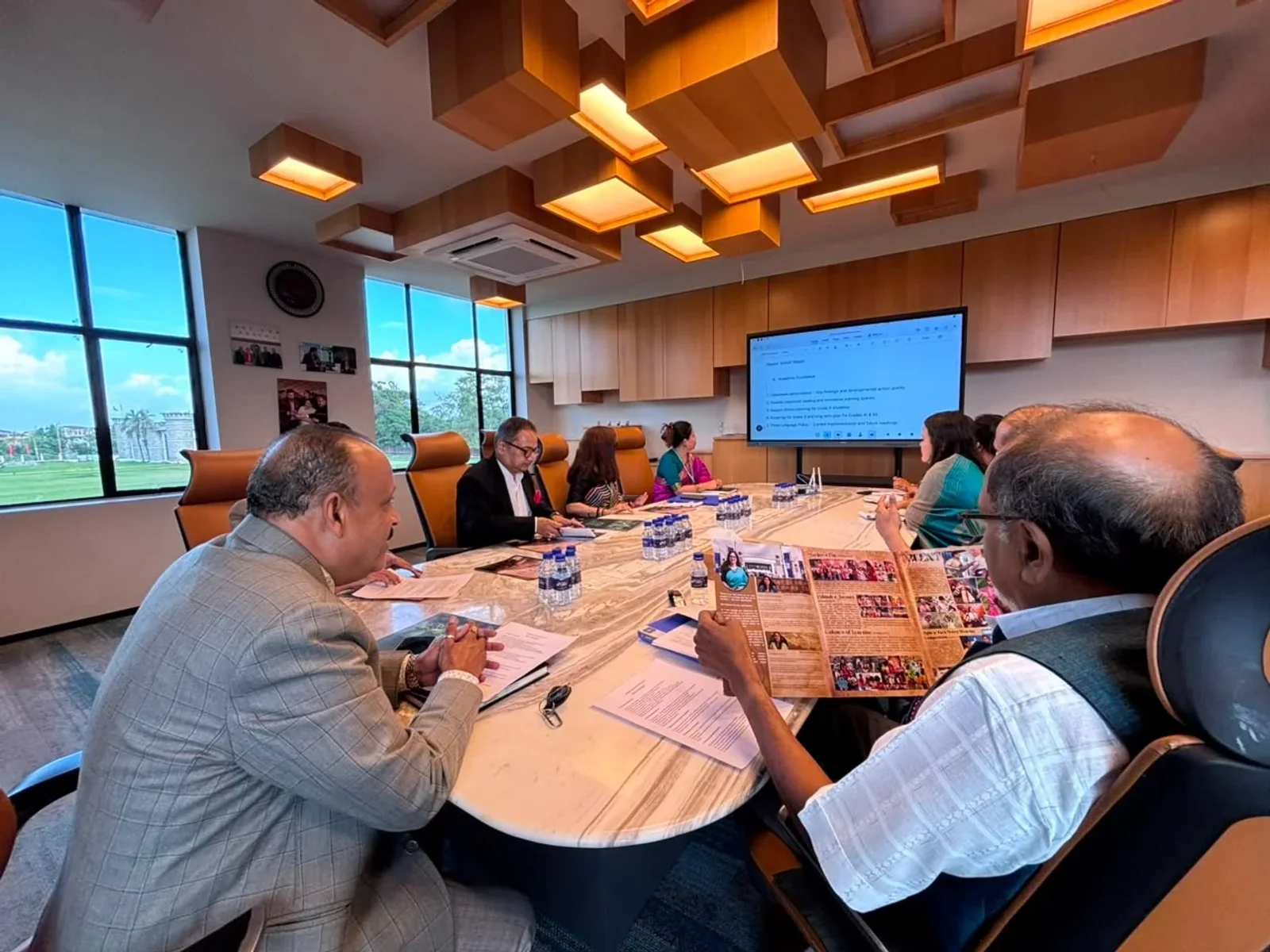 School leadership meeting